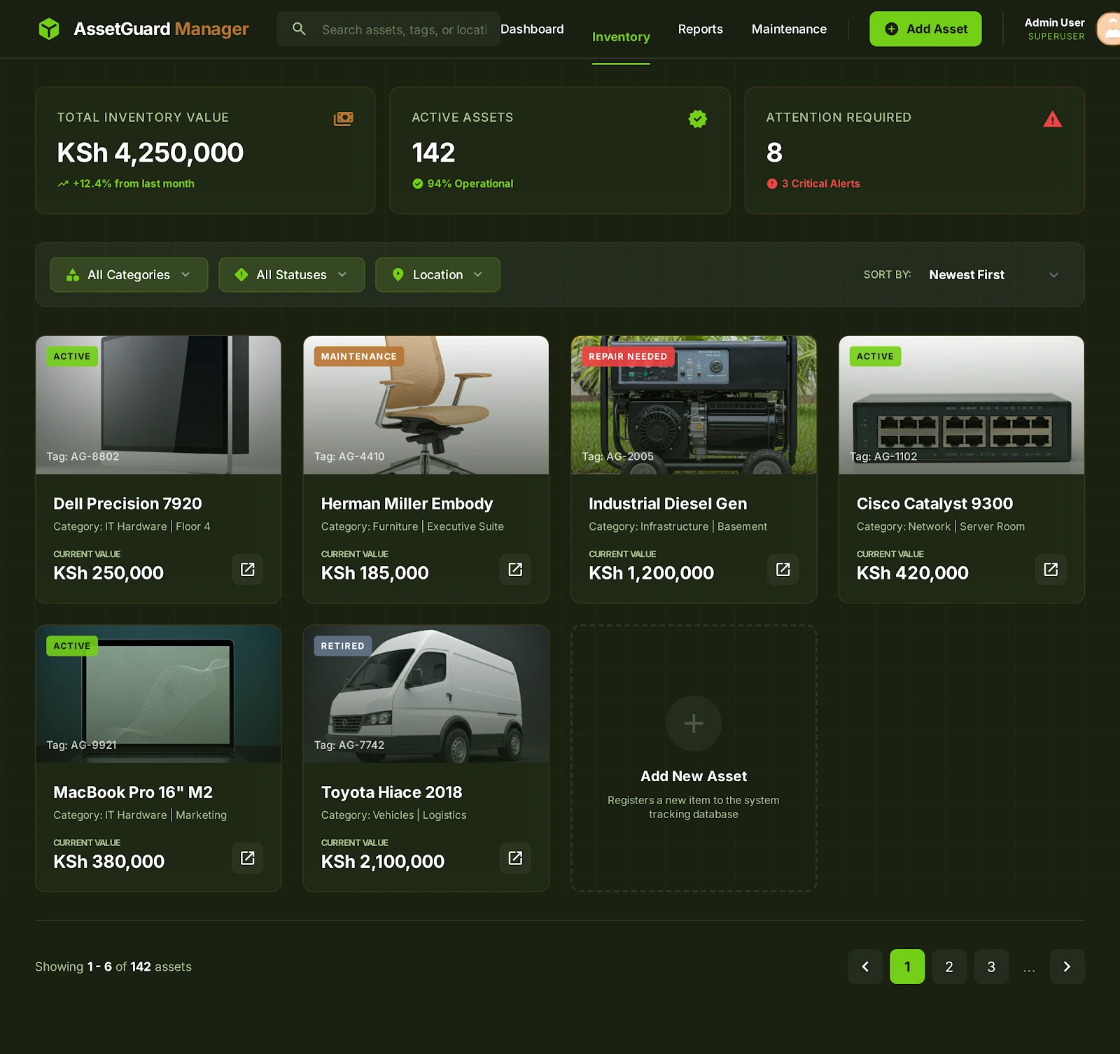 AssetGuard screenshot placeholder