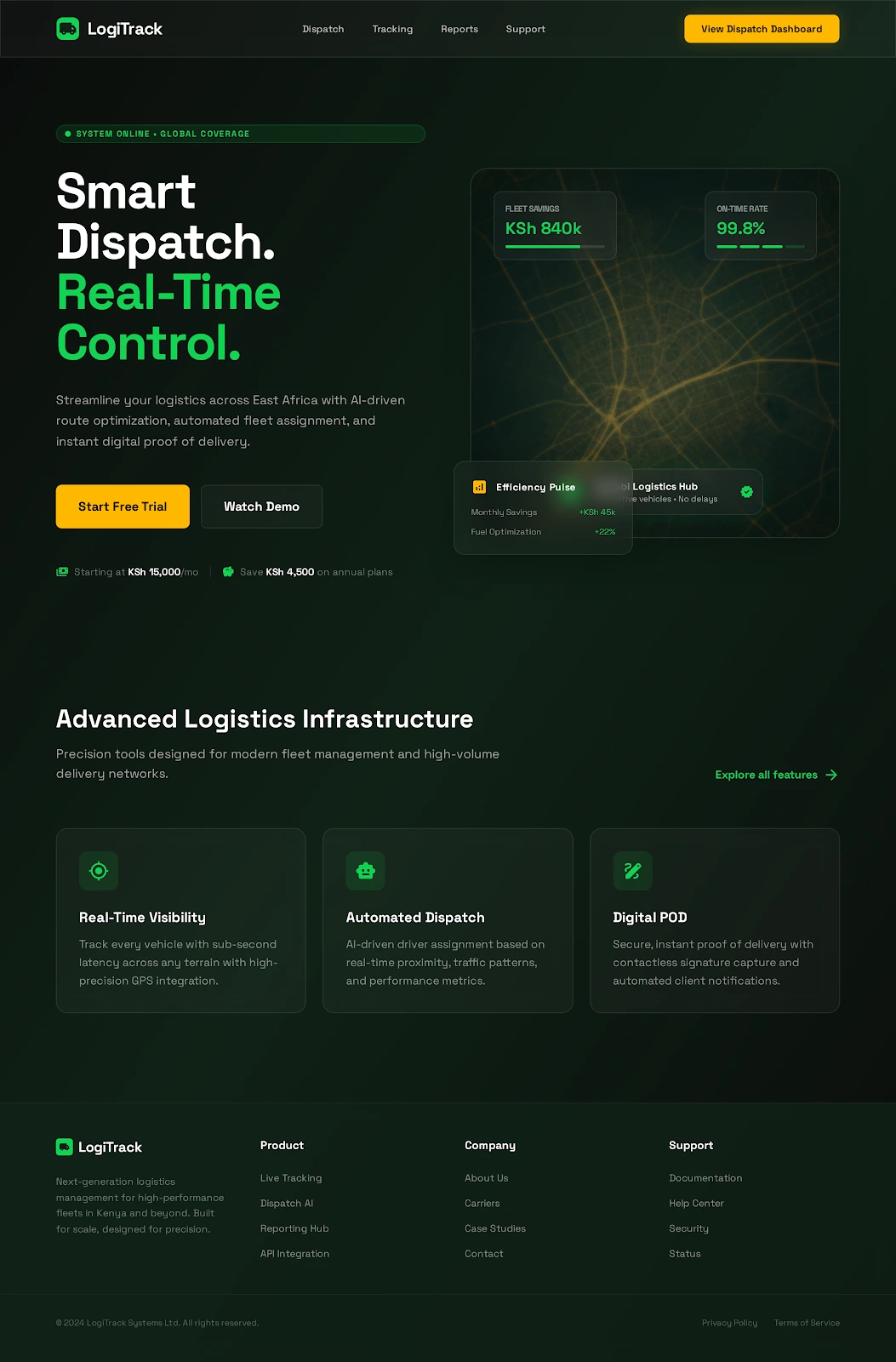 LogiTrack screenshot placeholder