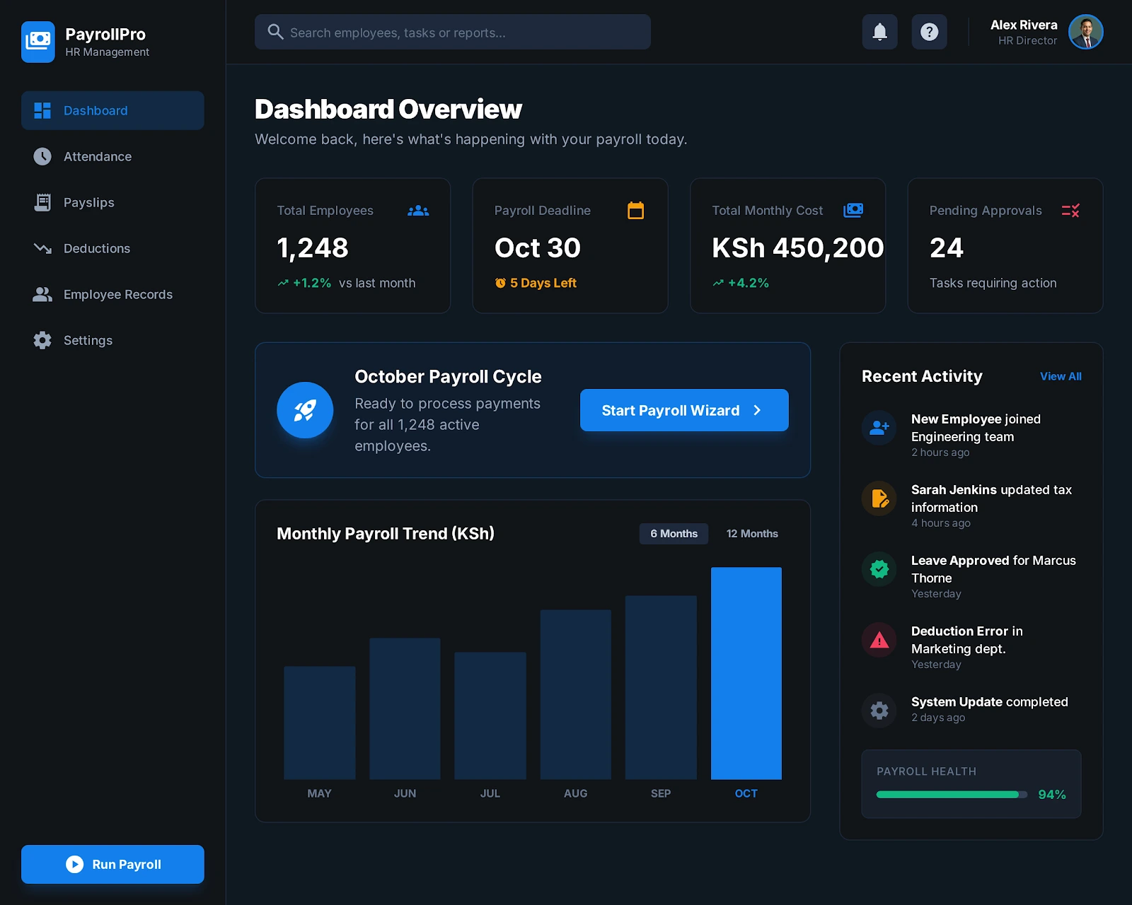 PayrollPro screenshot placeholder